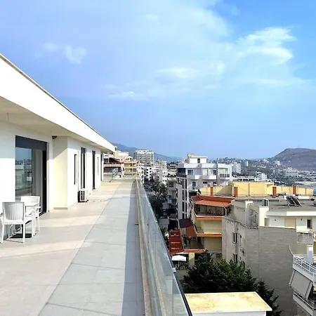 شقة Pebble Penthouse With Sea View ساراندا